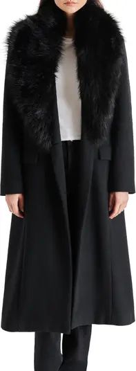Prince Coat with Removable Faux Fur Collar | Nordstrom