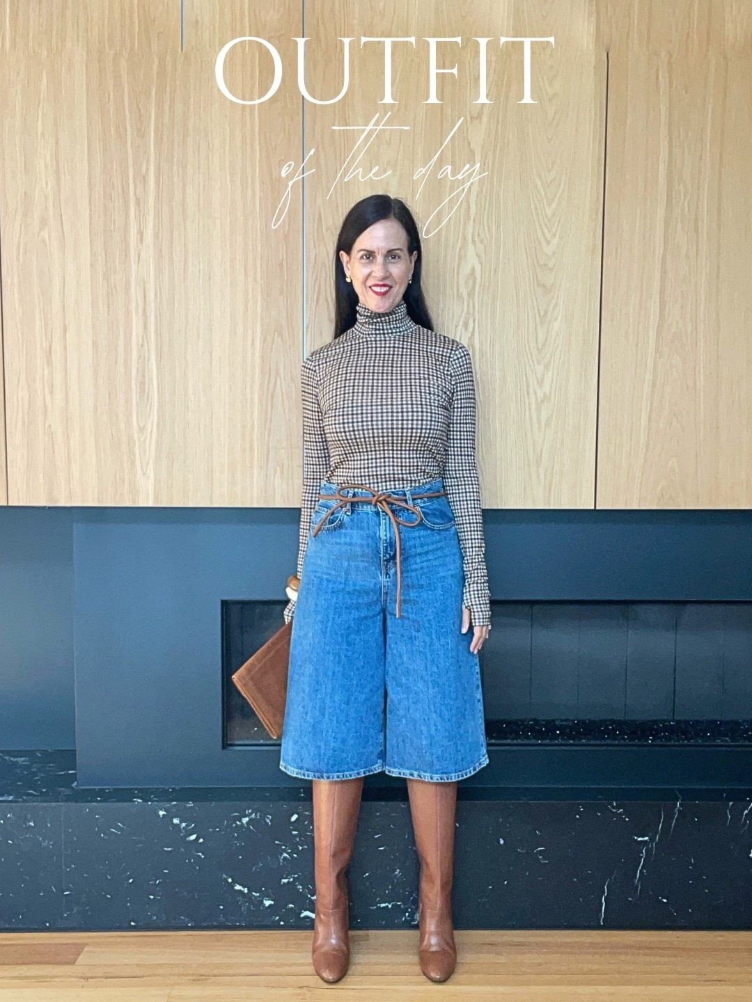 Don't think you can wear denim jorts? Consider them a denim skirt & pair back with the same separates.



#LTKautumn #LTKstyletip #LTKaustralia