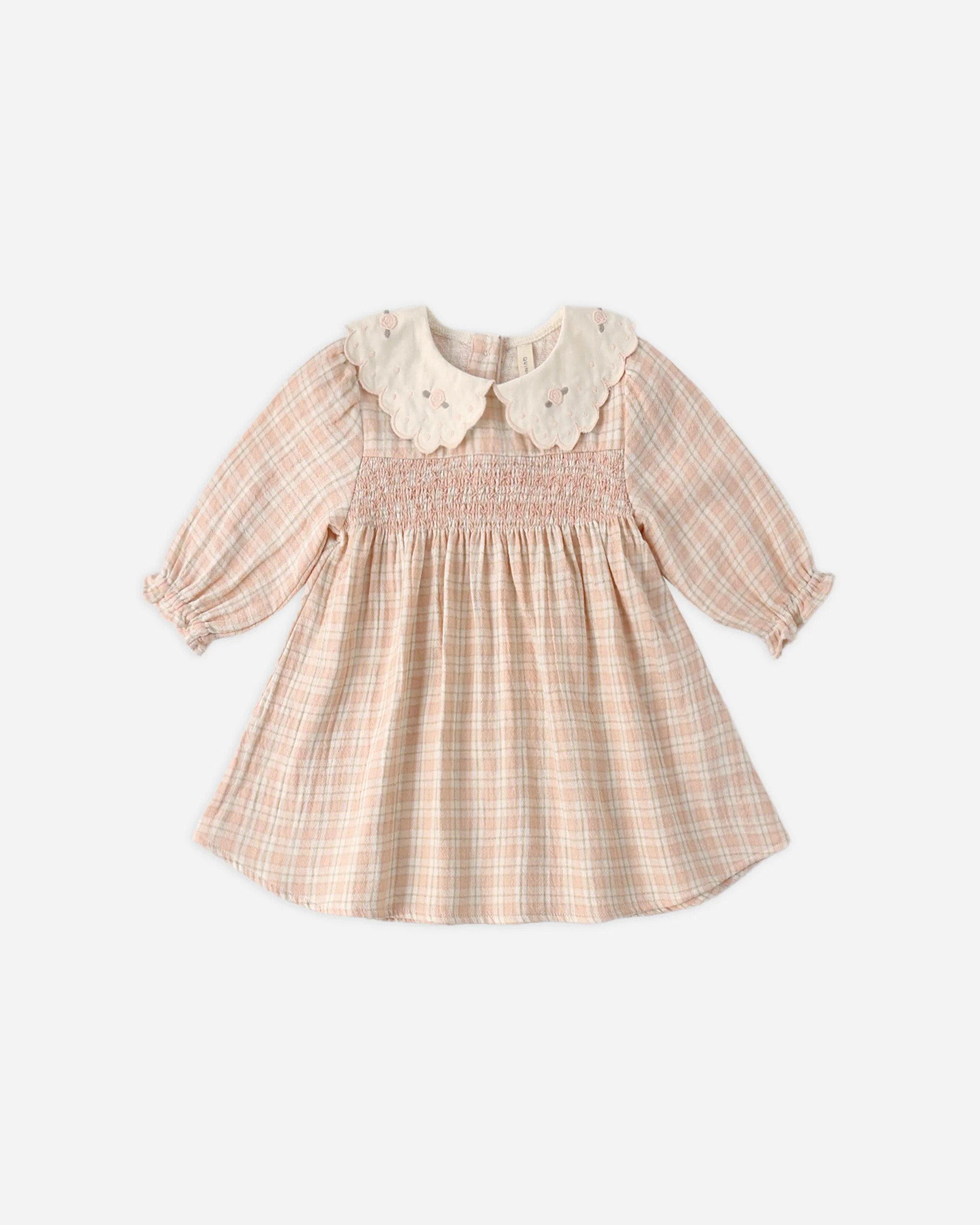 Callie Dress Pink Plaid | Rylee + Cru