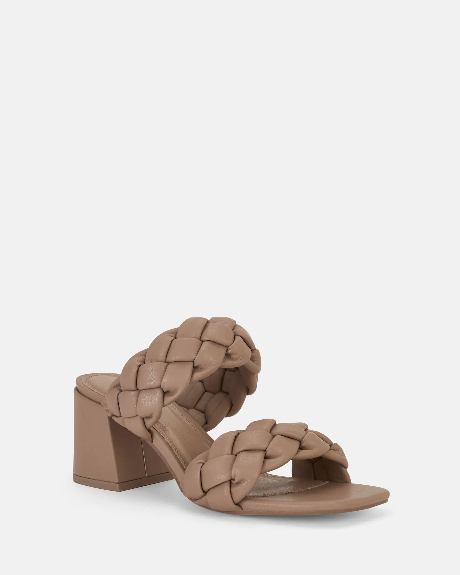UGANDAN CAMEL Heeled Sandals | Novo Shoes