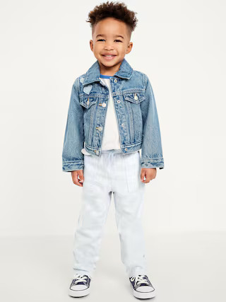 Loose Utility Linen-Blend Pants for Toddler Boys | Old Navy (US)