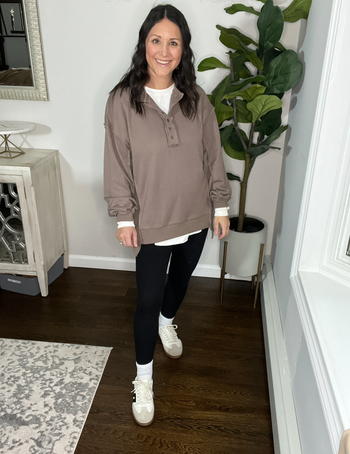 Comfy fall outfit! Wearing a S in the top. 

#LTKOver40 #LTKSeasonal #LTKFindsUnder50