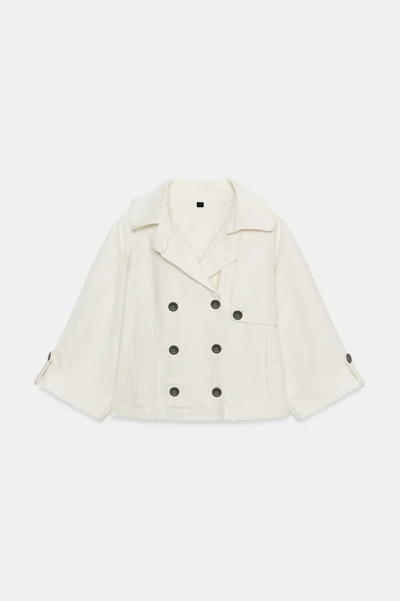 SHORT BUTTONED JACKET | Zara UK