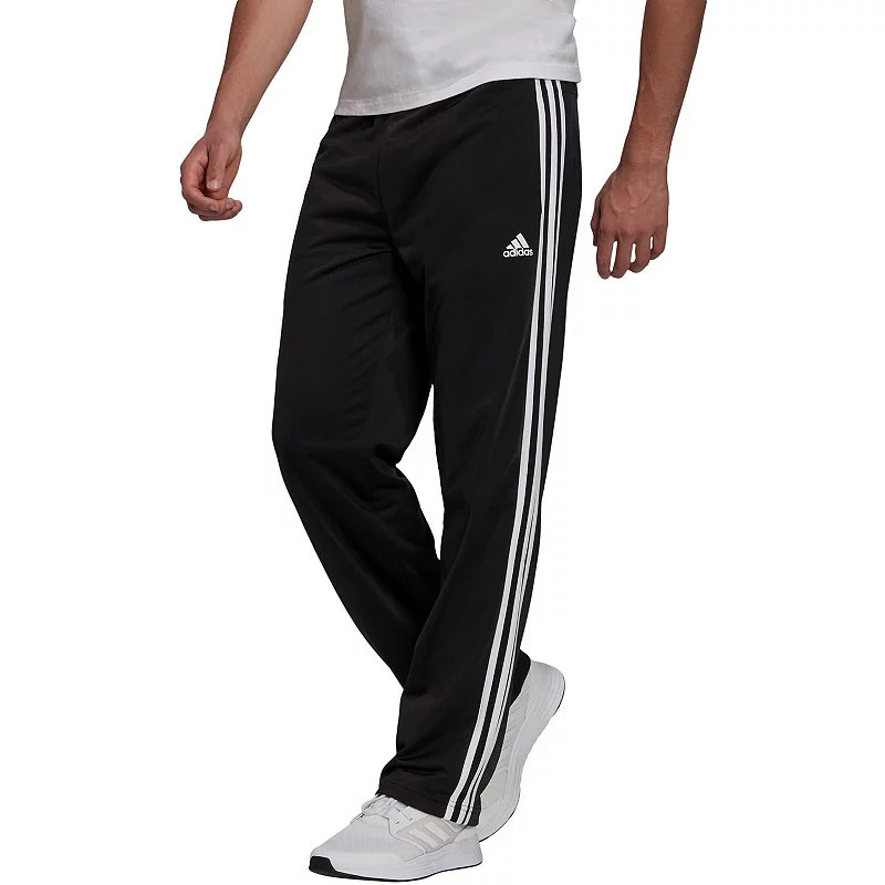 Men's adidas Tricot Track Pants, Size: XXL, Black White | Kohl's