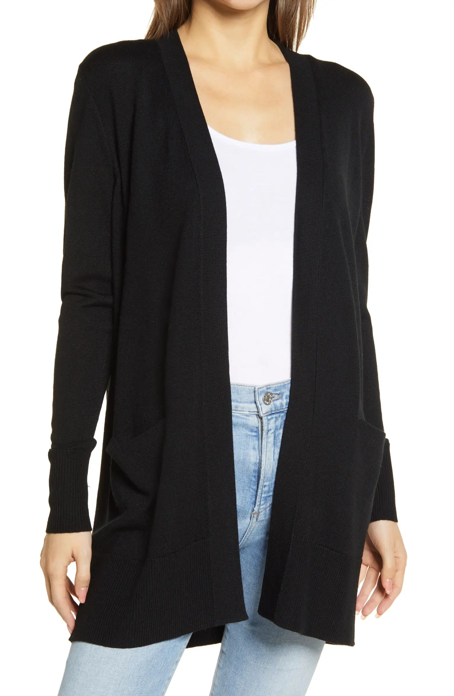 Everyday Open Front Cardigan | Nordstrom