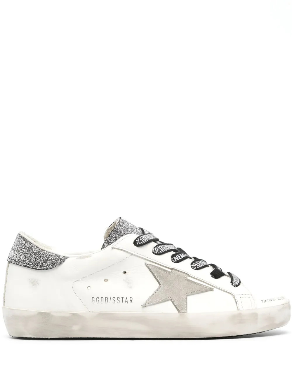 Golden Goose Super-Star Leather Sneakers - Farfetch | Farfetch Global