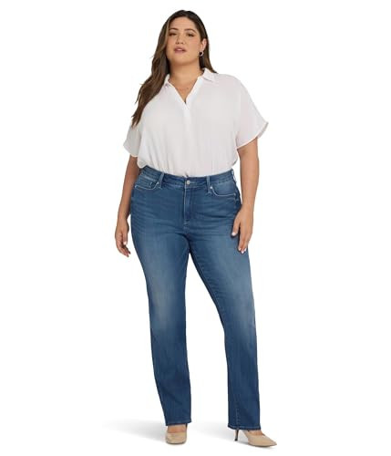 NYDJ Women's Plus Size Marilyn Jeans, Cool Marine | Amazon (US)