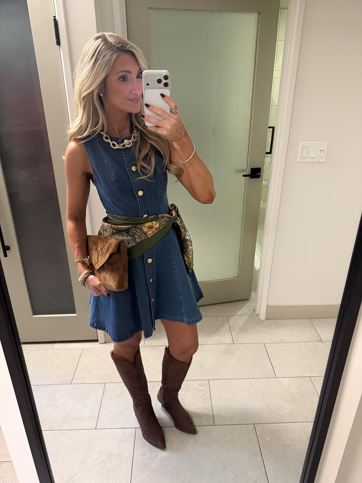 Y’all I’m loving this denim dress!!

#LTKgrwm #LTKSaleAlert #LTKootd