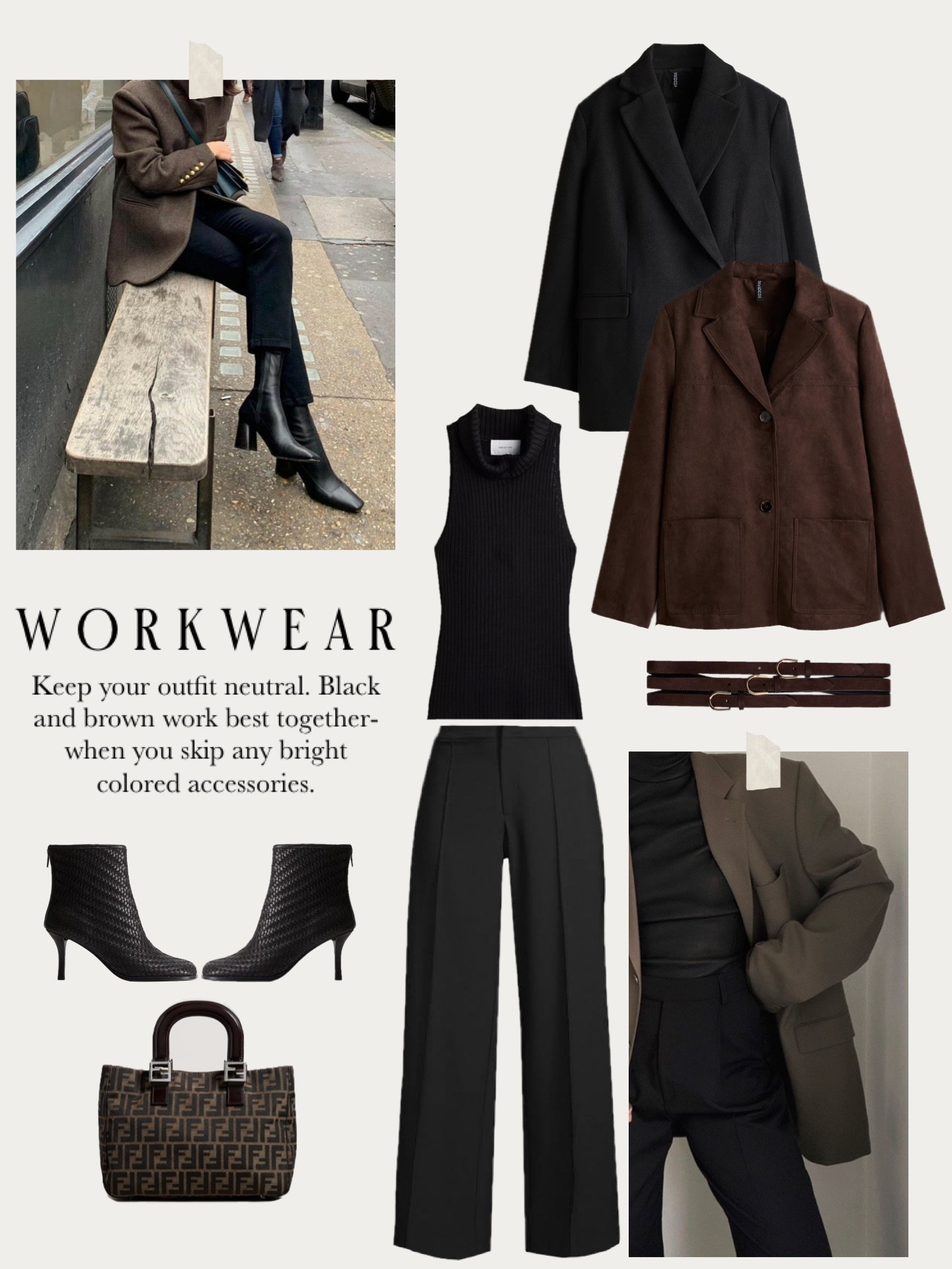 Workwear 🤎

#workwear #ootd #boots #pants #blouse dupe handbag bag clutch brown black belt 

#LTKootd #LTKWorkwear #LTKOver40