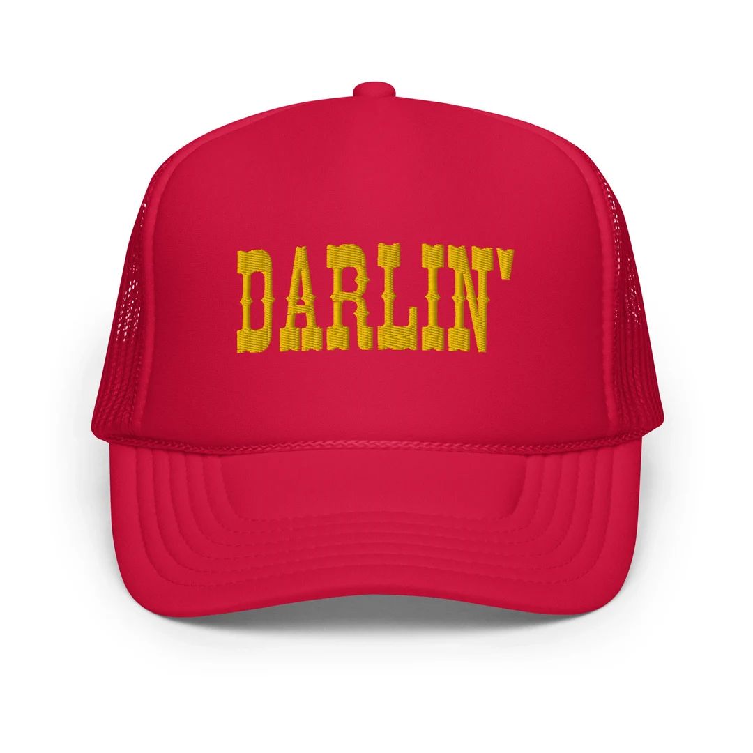 Darlin' Trucker Hat Western Trucker Hat Darlin' - Etsy | Etsy (US)