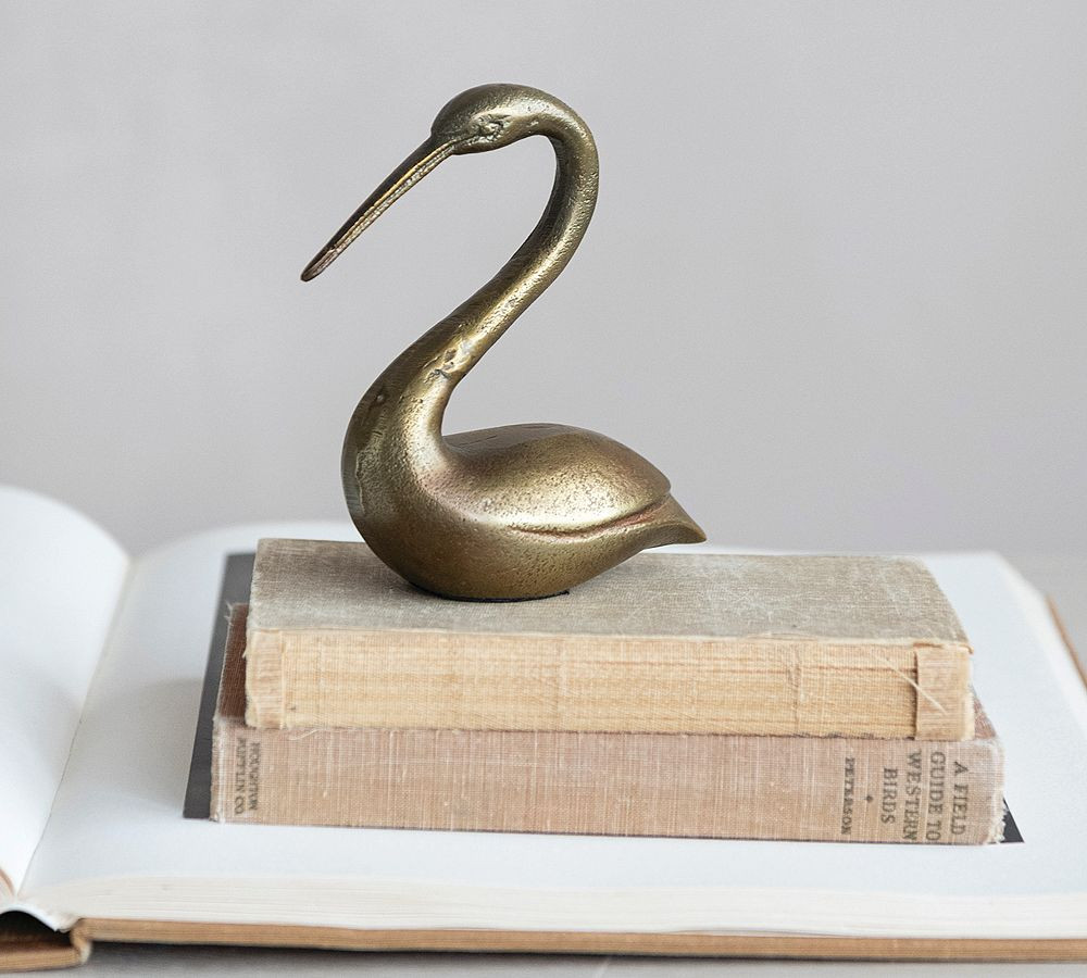 Antique Brass Bird Figurine | Pottery Barn (US)