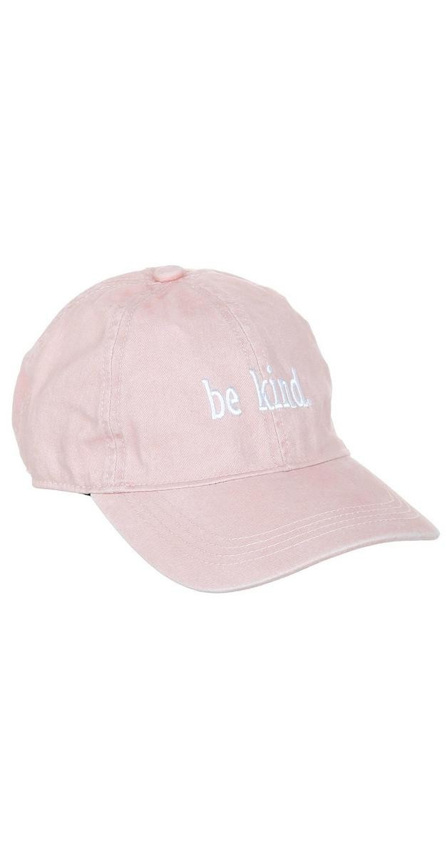 Embroidered Be Kind Washed Cap - Pink-Pink-0267832867186   | Burkes Outlet | bealls