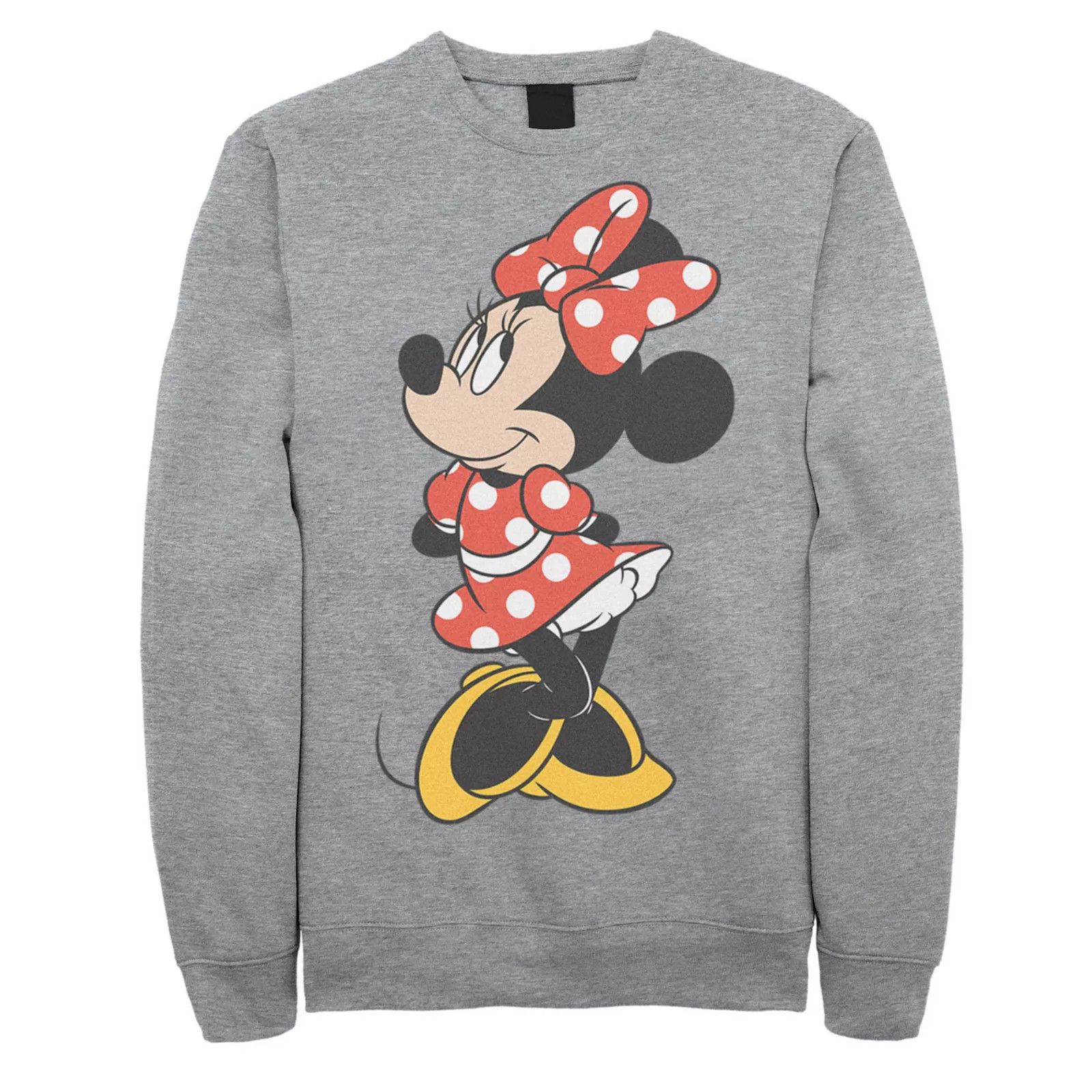 Men's Disney's Minnie Mouse Traditional Pose Sweatshirt, Size: Small, Athletic Grey | Kohl's
