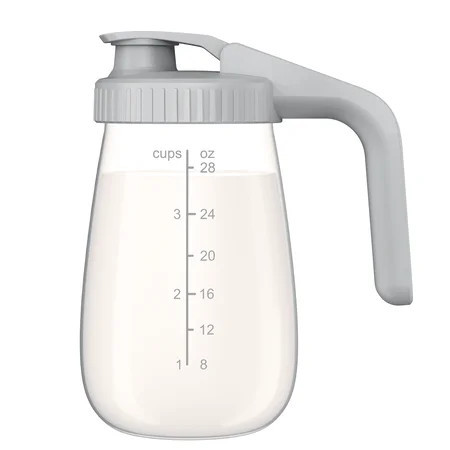 Momcozy Breast Milk Pitcher, No Leak Breast Milk Fridge Storage Container With Wide Mouth, 1 Quart Mason Jar | Walmart (US)