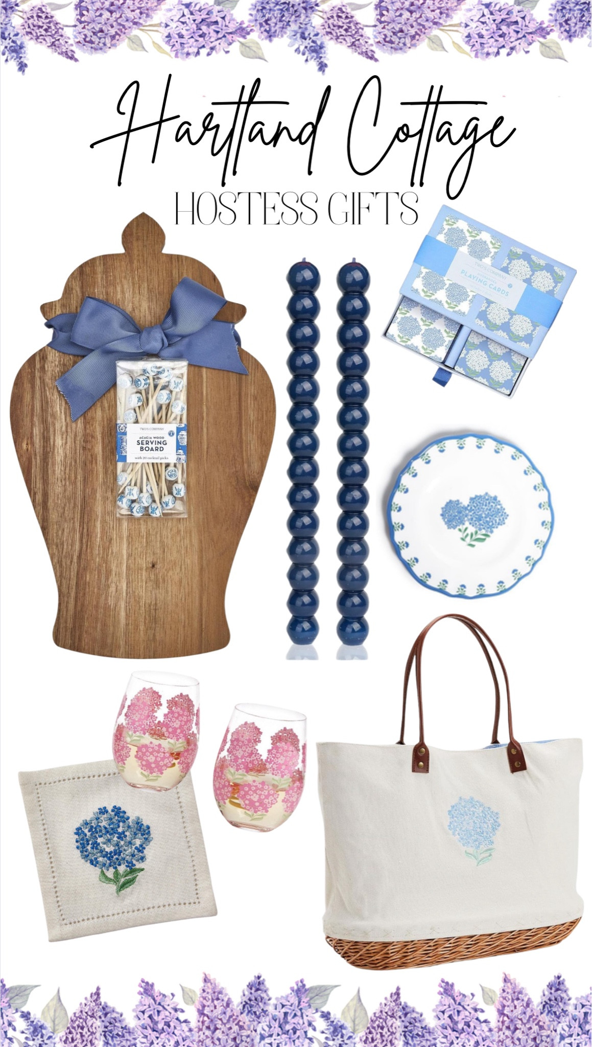 Hostess gifts grandmillenial hydrangeas chinoiserie

#LTKFindsUnder50 #LTKHome #LTKGiftGuide