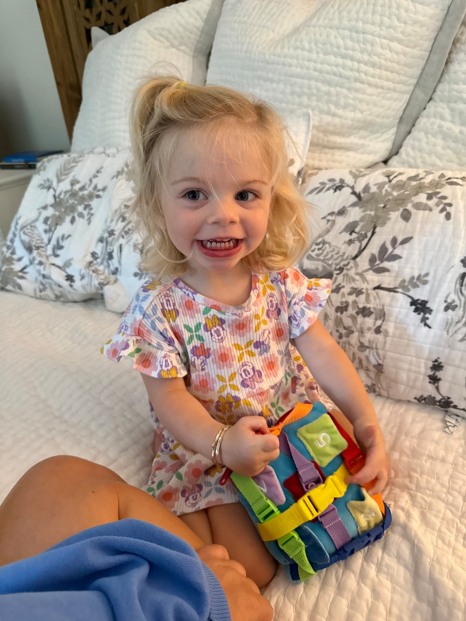 Hattie’s all time most played with toy!! My only complaint is that there’s not enough buckles to keep her preoccupied longer 😂😂😂

#LTKBaby #LTKKids