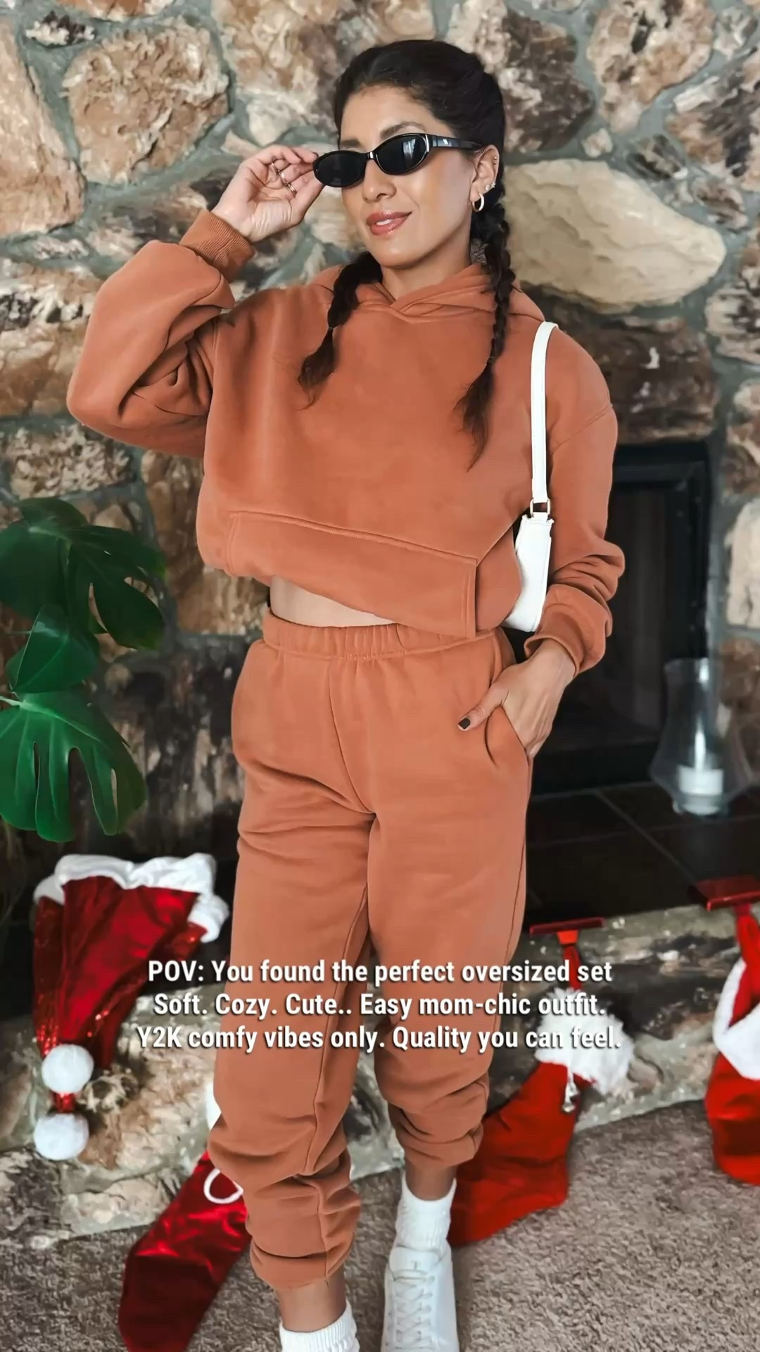 Obsessed with this Y2K two-piece set 🤍 The oversized hoodie + joggers are giving cozy, comfy, and cute all in one! The V-neck sweatshirt fits perfectly and the quality is SO good. Styled it with leggings, sneakers, and a crossbody bag for the ultimate mom-chic look ✨ Easy, effortless, and on-the-go ready!


2 piece set, oversized hoodie, V neck sweatshirt, jogger set, Y2K outfit, cozy matching set, lounge set, athleisure wear, mom style, mom chic, comfy outfit, casual everyday wear, travel outfit, airport style, street style, leggings outfit, sneakers look, crossbody bag style, oversized fit, soft fabric, trendy loungewear, fall fashion, neutral outfit, relaxed fit, weekend outfit, comfy chic

#LTKmomlife #LTKootd #LTKOver40