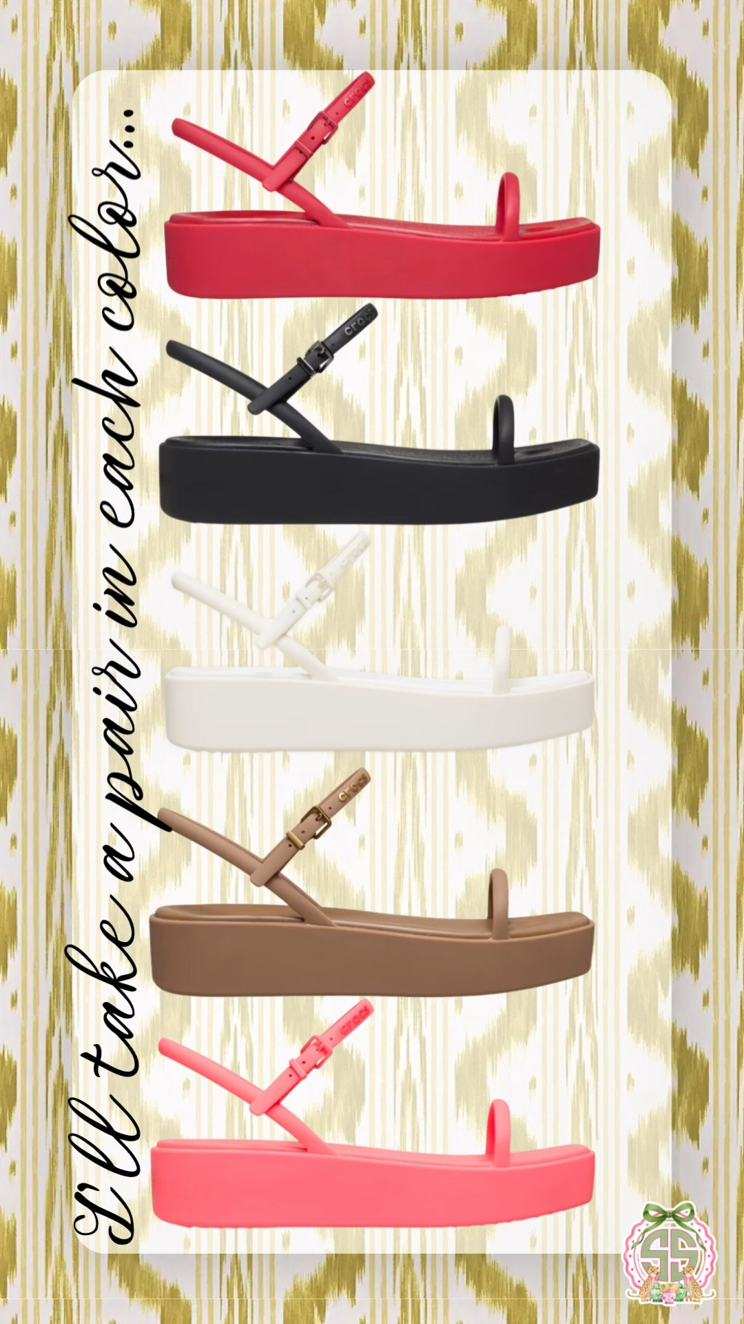 Give me a pair or each 😍 I am in love with these and between the 5 colors, you can have something to match any outfit! 

#LTKSeasonal #LTKmomlife #LTKTravel