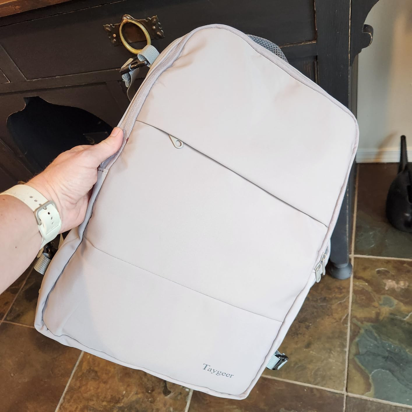 Taygeer Travel Backpack for Women, Carry On Backpack with USB Charging Port & Shoe Pouch, TSA 15.6inch Laptop Mochila Flight Approved, Nurse Bag Casual Daypack for Weekender Business Hiking, Pink | Amazon (US)