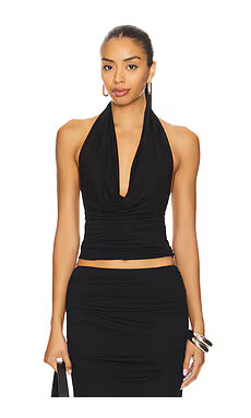 NIA Declan Top in Black from Revolve.com | Revolve Clothing (Global)