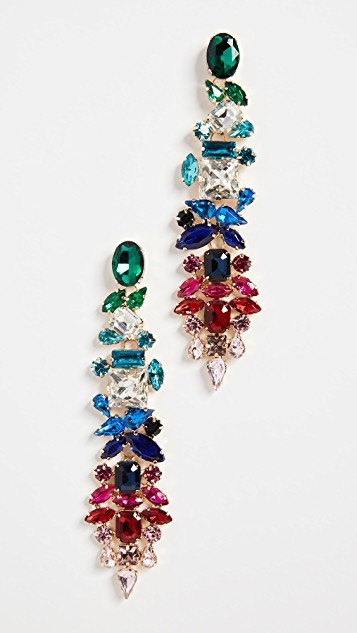 Rainbow Statement Earrings | Shopbop