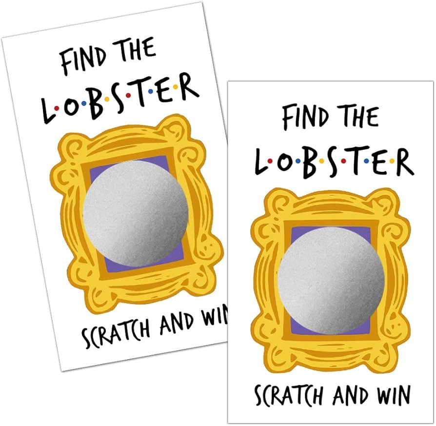 Haizct 50 Pack Find The Lobster Bridal Shower Scratch Off Game Cards for Country Wedding, Bridal ... | Amazon (US)