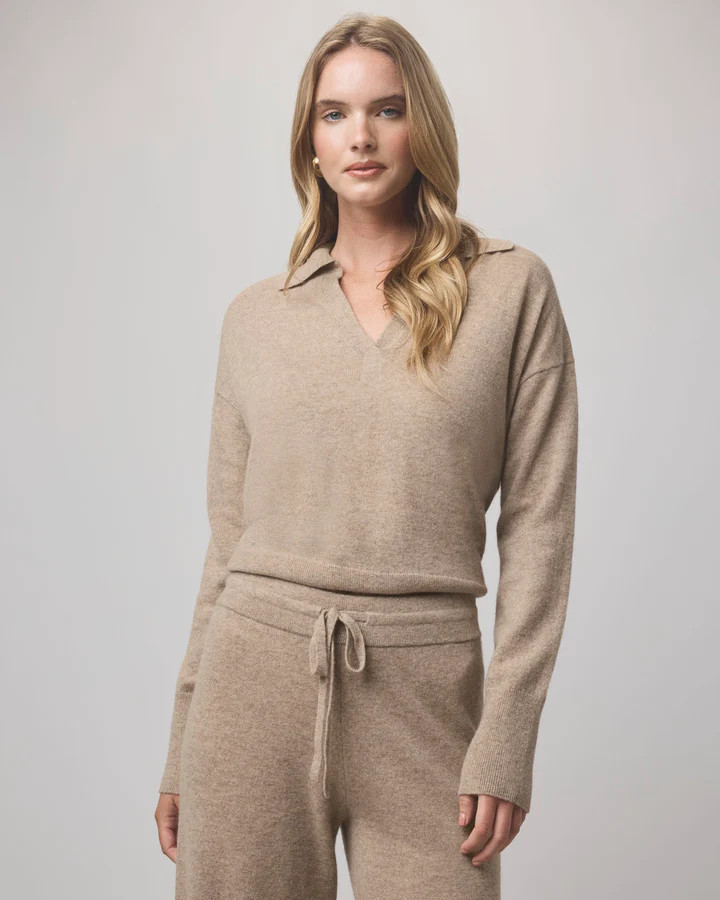 Tori Cashmere Polo Sweater | Splendid