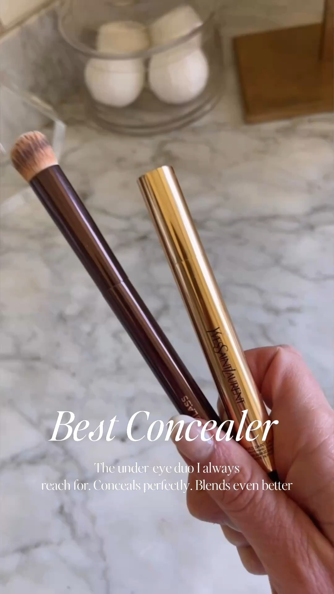 The best concealer and brush 