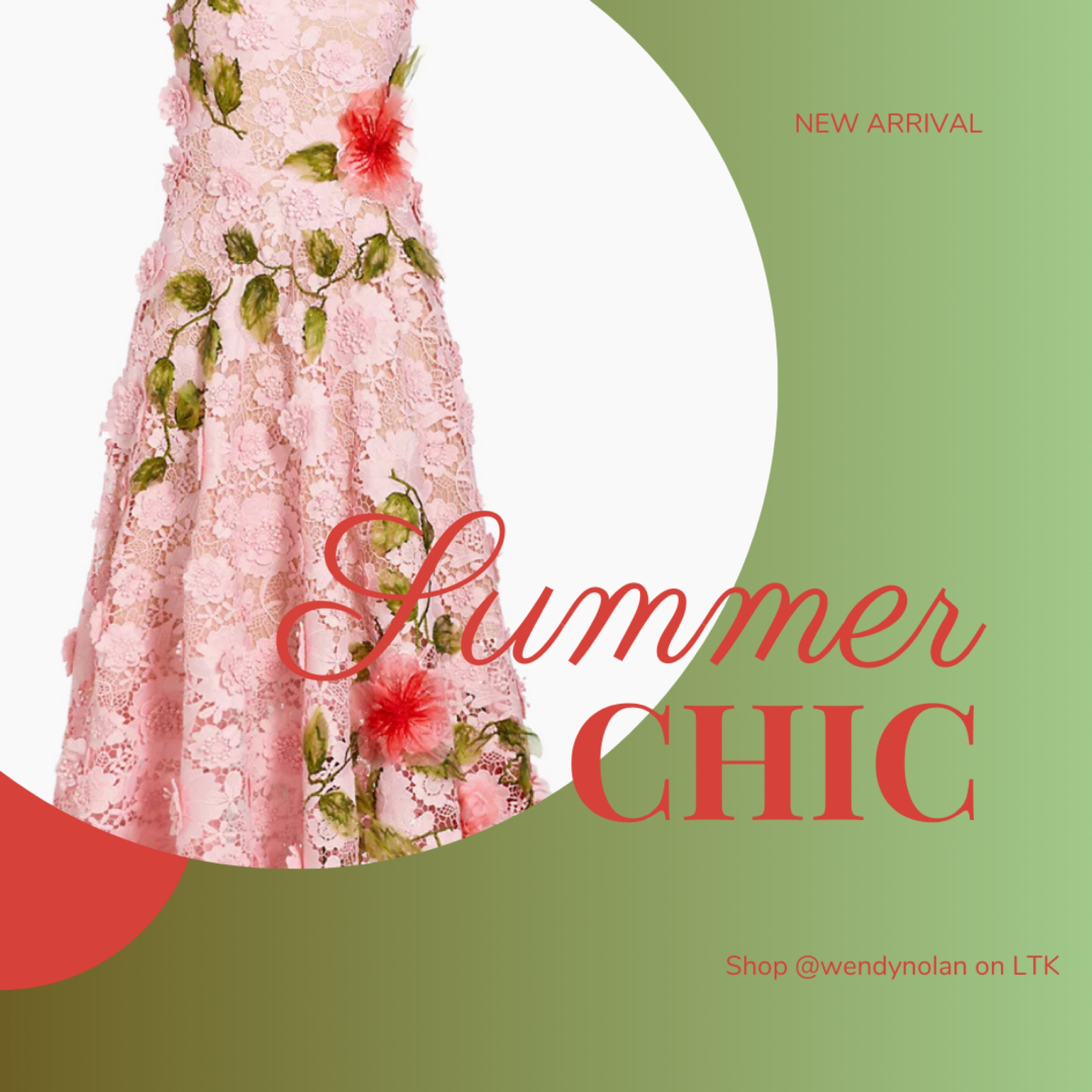 Hibiscus Floral Embroidered Guipure A-Line Midi-Dress. #uniquefind

#LTKParties #LTKU #LTKWedding