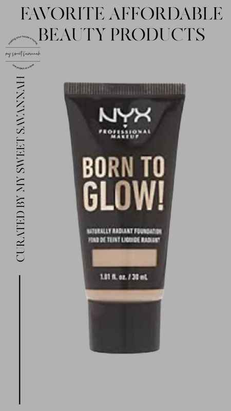 Nyx born to glow foundation for younger looking dewy skin. Uaround $8.00 and a must have! 

#LTKFindsUnder50 #LTKBeauty #LTKOver40