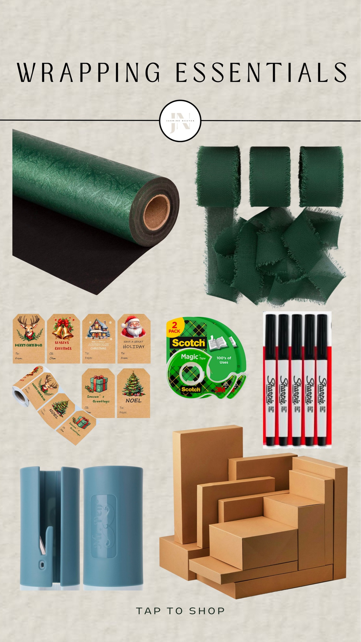 Christmas Wrapping Essentials! 

#LTKHoliday #LTKstyletip #LTKSeasonal