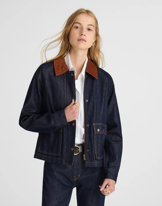 Denim Trapeze Jacket | Madewell | Madewell