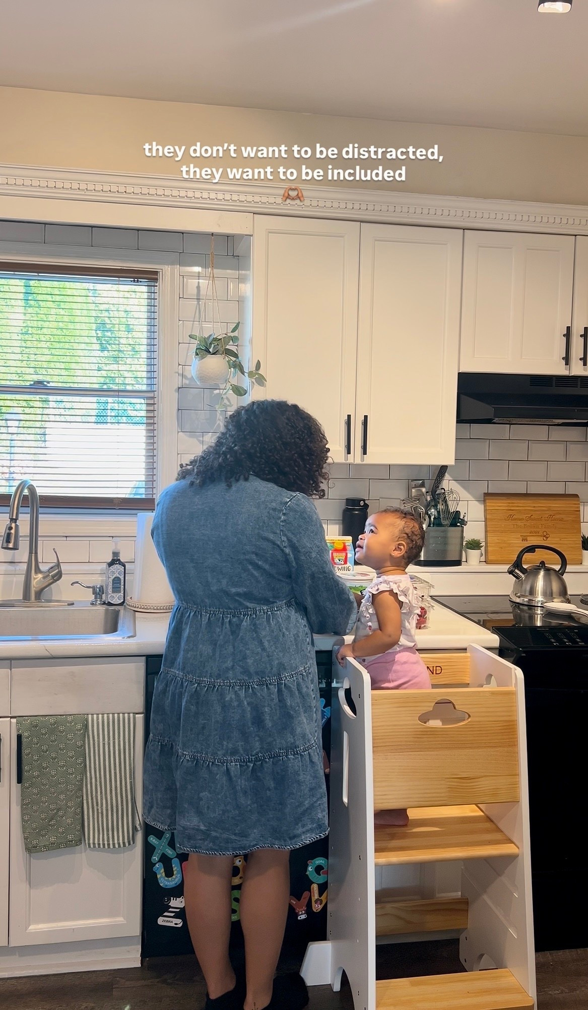 keeping this in mind has been a game changer for me as a mom 🫶🏽🥹  linked our step up stool that has been heaven sent and saved us from so many kitchen meltdowns! 🔗 
 

#LTKFindsUnder100 #LTKSaleAlert #LTKHome