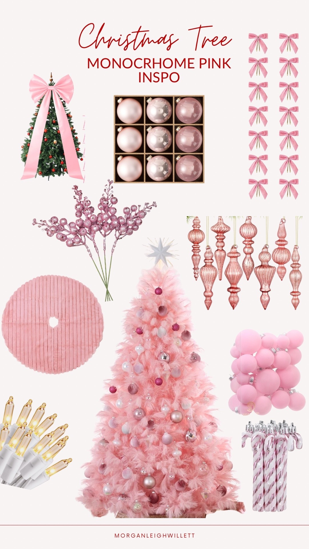 Pink on pink Christmas tree!

#LTKSeasonal #LTKHoliday #LTKHome