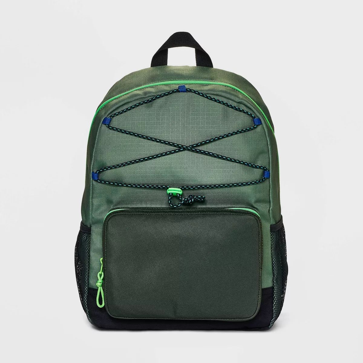 Kids' 16" Ripcord Backpack - Cat & Jack™ Olive Green | Target