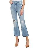 DL1961 Women's Wallace High Rise Crop Flare Jean, Lost River, 30 | Amazon (US)