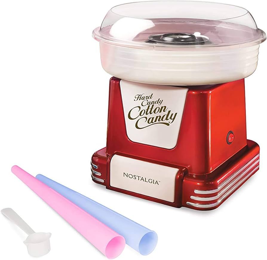 Nostalgia Retro Countertop Cotton Candy Maker, Vintage Candy Machine for Hard Candy & Flossing Su... | Amazon (US)