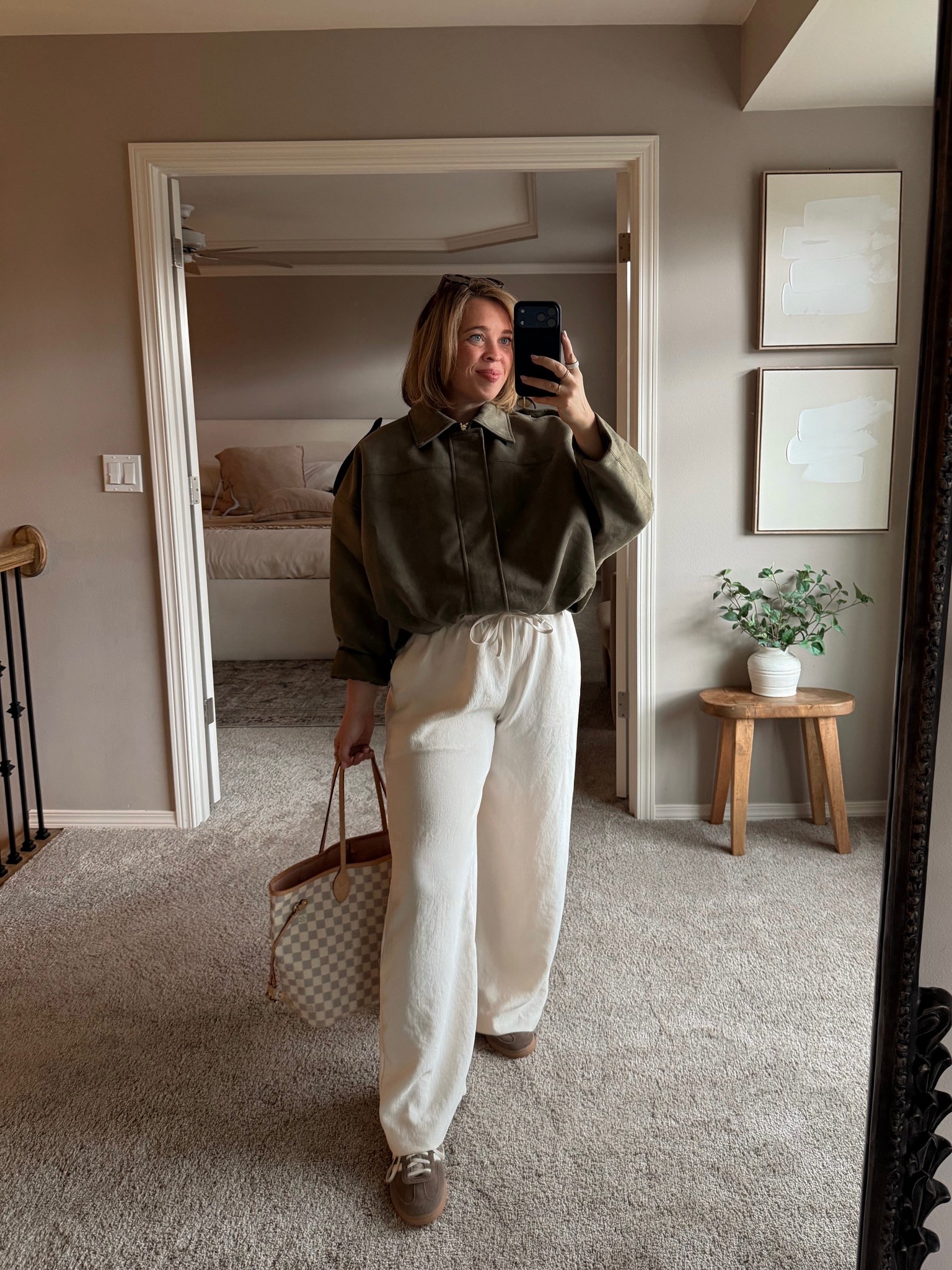 Midsize Spring Outfit 🌿🤍🪞 Size 10 | M\L | 5’4” 

#LTKMidsize #LTKootd