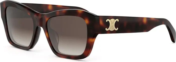CELINE Triomphe 54mm Butterfly Sunglasses | Nordstrom | Nordstrom