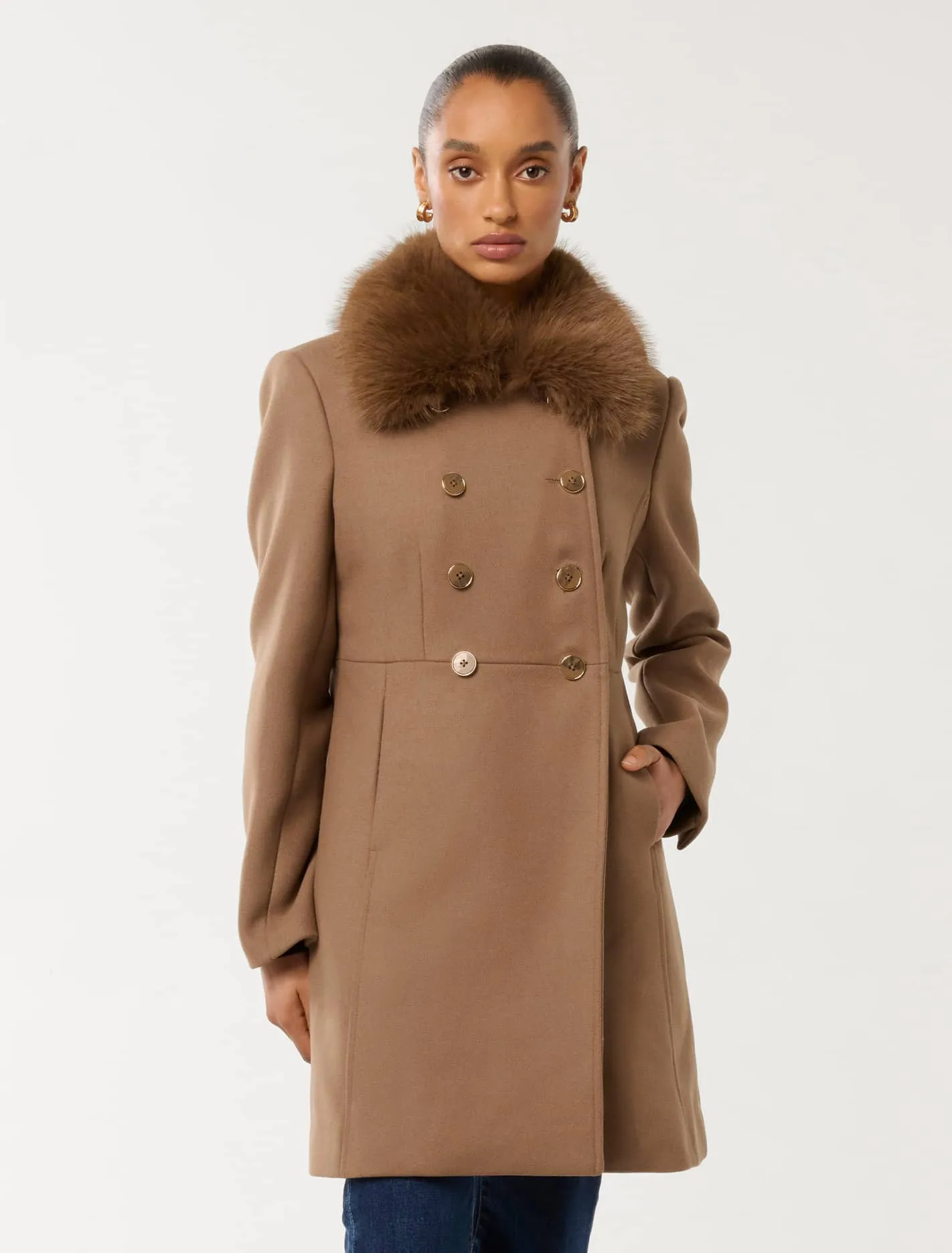 Susie Petite Faux Fur Coat | Ever New (CA)