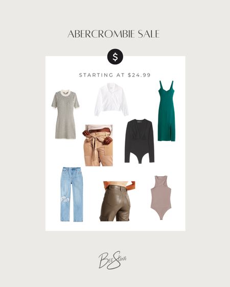 Abercrombie has a sale that’s too good to pass up. 25% off PLUS 15% on good quality jeans, body suits, sweater dresses & vegan leather pants. #fallstyle #curvyjeans #qualityjeans #sweaterdress #bodysuit

#LTKunder50 #LTKsalealert