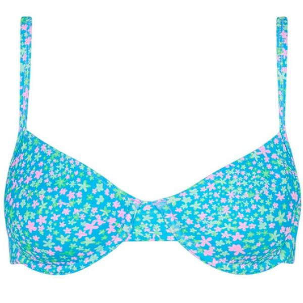 Women's Kulani Kinis Ditzy Underwire Swim Bikini Top Juniors Small Ocean Kisses | Scheels Sports