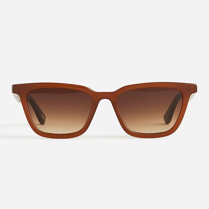 Angular wayfarer sunglasses | J.Crew US