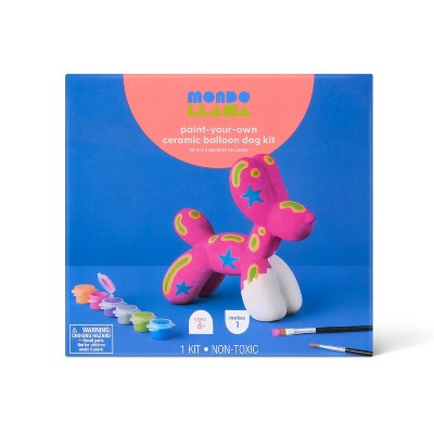 Ceramic Balloon Animal Dog Painting Craft Kit - Mondo Llama™ | Target