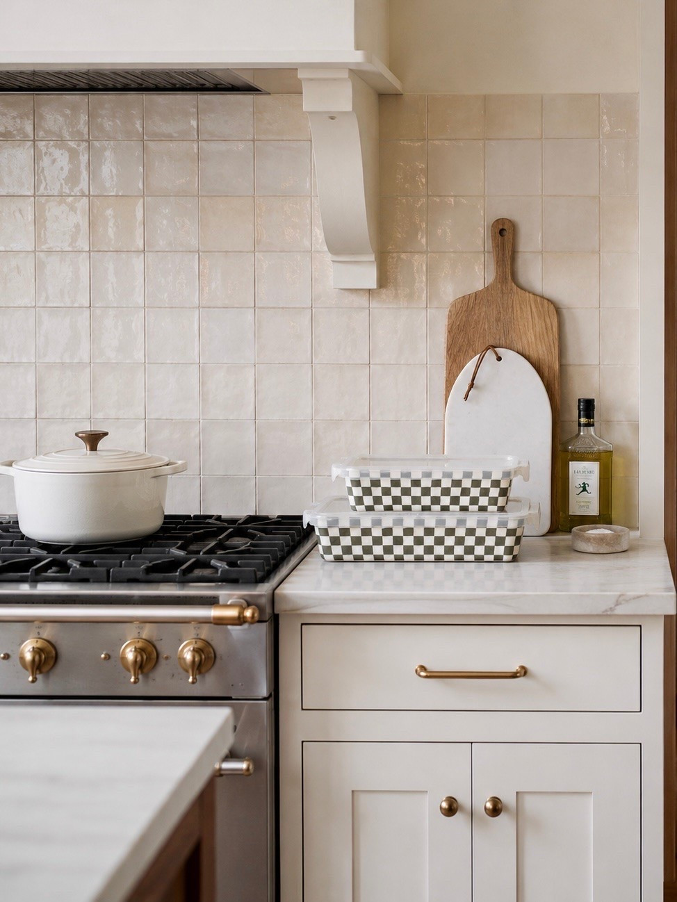 New baking dish set from Walmart! Available in this moss checkered and a neutral checkered color. Dishwasher safe and comes with lids 🙌 Perfect for the upcoming holiday season.

#LTKHome