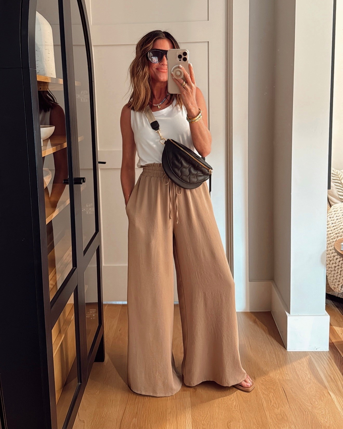 These pants are so chic for summer and would be perfect with a denim jacket, too! Wearing size small.

#LTKFindsUnder100 #LTKStyleTip #LTKFindsUnder50