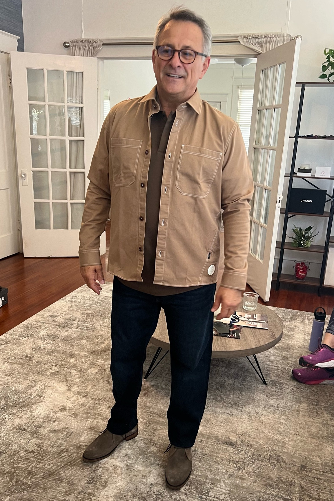 This Ted Baker shacket is a winner! Really complimented the brown polo underneath. His wife loved it and was excited for him to wear it on  their date night. 

Client fit: 5’8 L/XL/36
Wearing XL polo, 4/L shacket, 36 jeans/ 10 shoe

All true to size!

#LTKxNSale #LTKmens #LTKworkwear