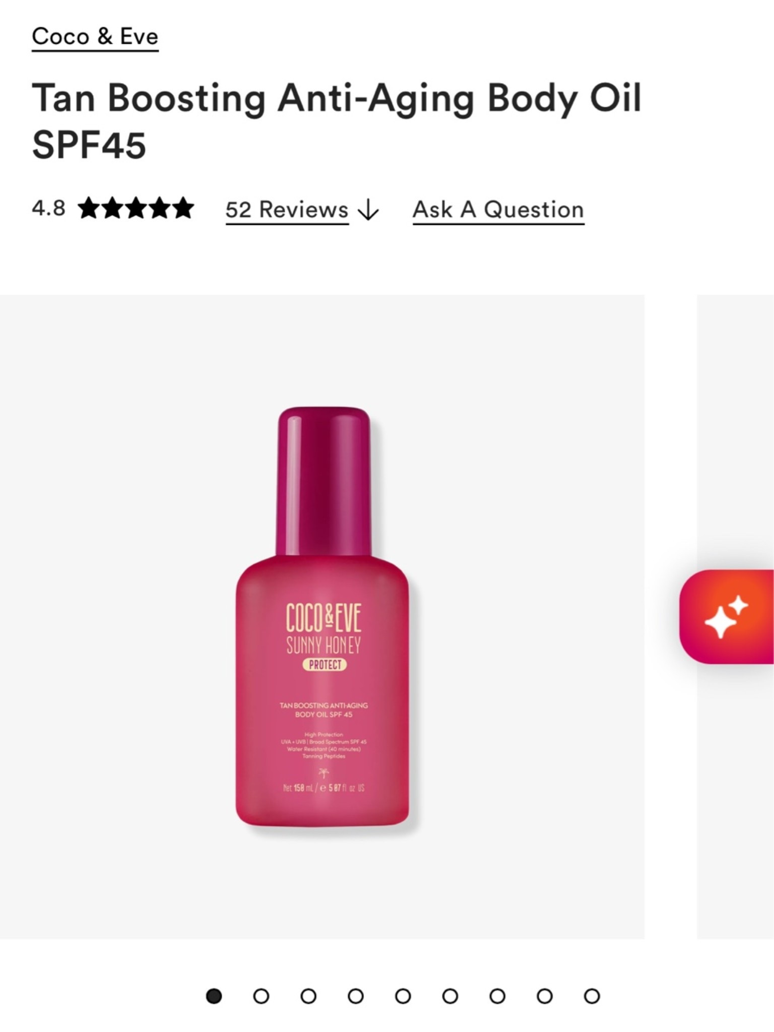 BOGO 50% off spf products. The coco and eve tanning oil WITH SPF is my summer must-have. Literally just bought two because this is a great deal!