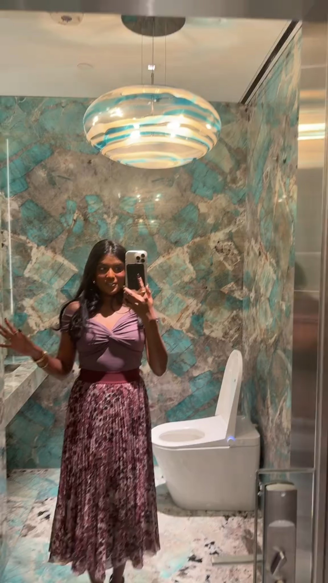 This is the outfit I wore to have tea at the Tiffany’s blue box cafe in the 5th Avenue store location in New York. This purple outfit was giving all the fall vibes but wasn’t to warm to overheat me which was amazing! I wear this top & skirt all the time they are from Aritzia and great basics to mix and match! 

#LTKSeasonal #LTKWorkwear #LTKStyleTip