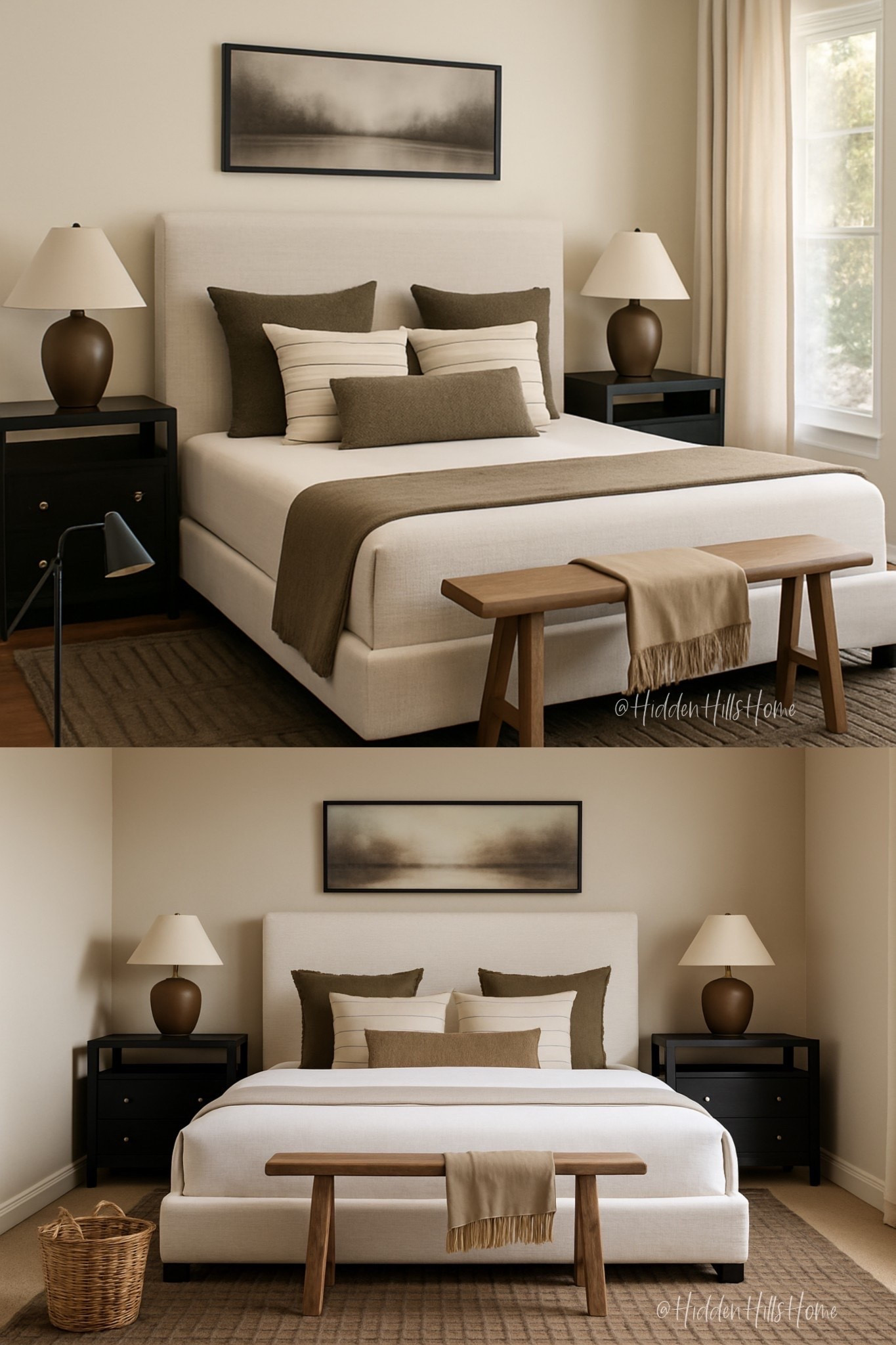 Here’s a cozy and moody bedroom decor mood board inspiration too! Bedroom decor ideas, cozy bedroom ideas, home decor, bedroom design, home, nightstands, bedroom rug #bedroom

#LTKHome #LTKSaleAlert #LTKSeasonal